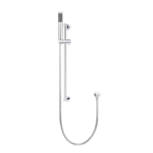 Meir Round Shower on Rail - Chrome
