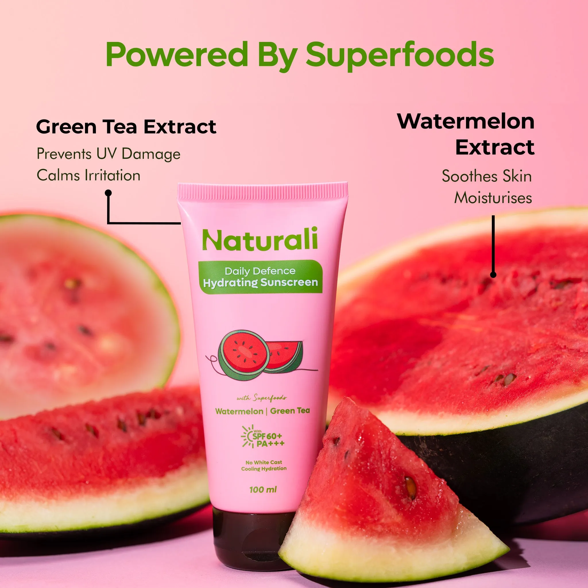 Naturali Daily Defence Cooling & Hydrating Sunscreen with SPF 60  & PA   