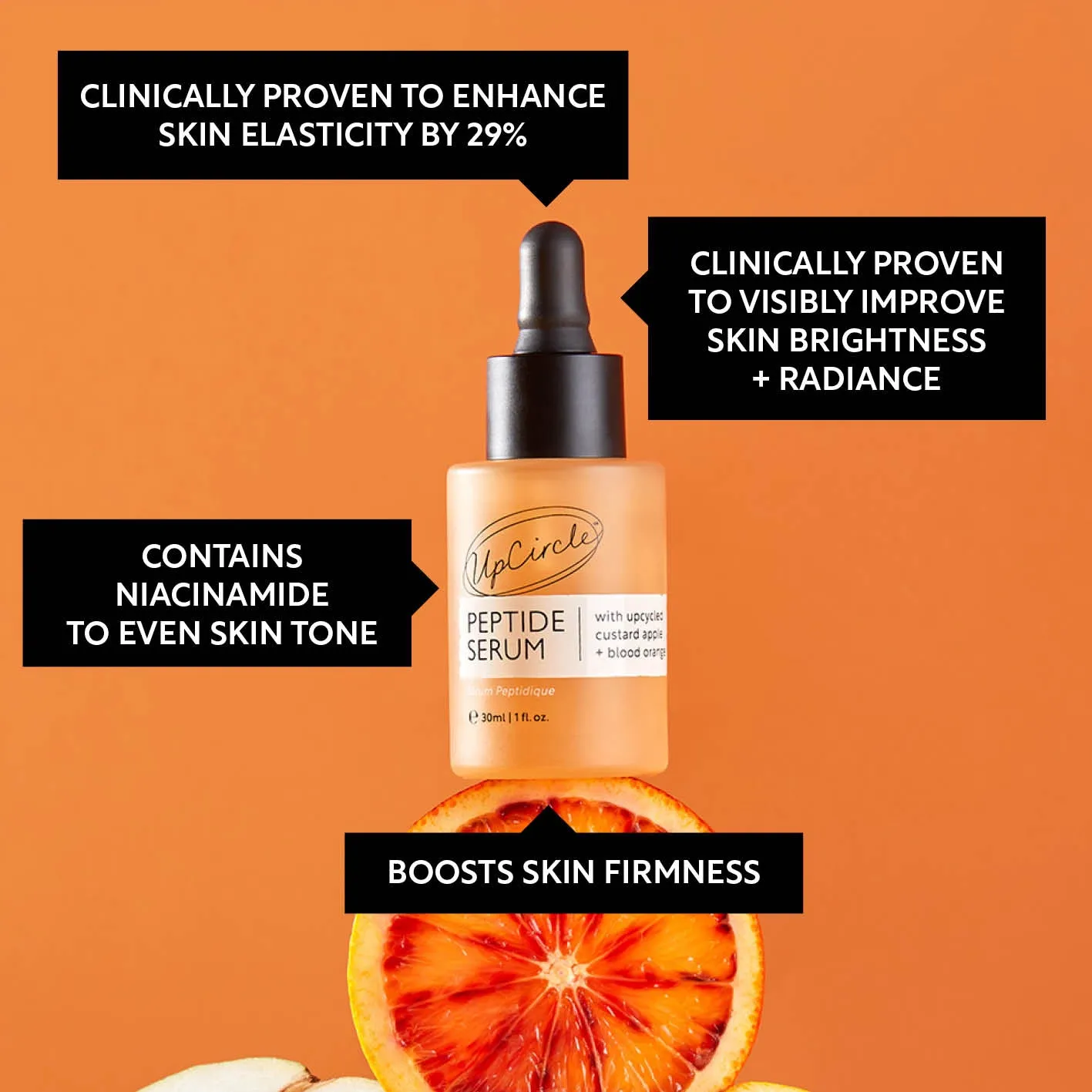 Peptide Serum with Custard Apple   Blood Orange