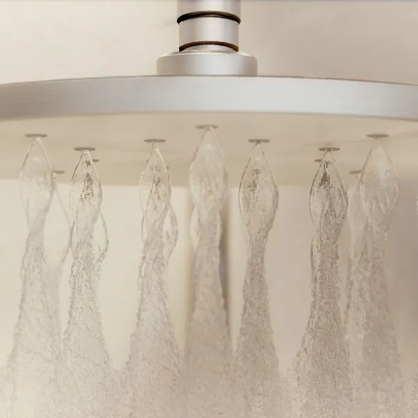 Phoenix Tapware Ormond Twin Rail Shower Brushed Gold