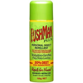 Plus Aerosol 150gm 20% Deet With Sunscreen