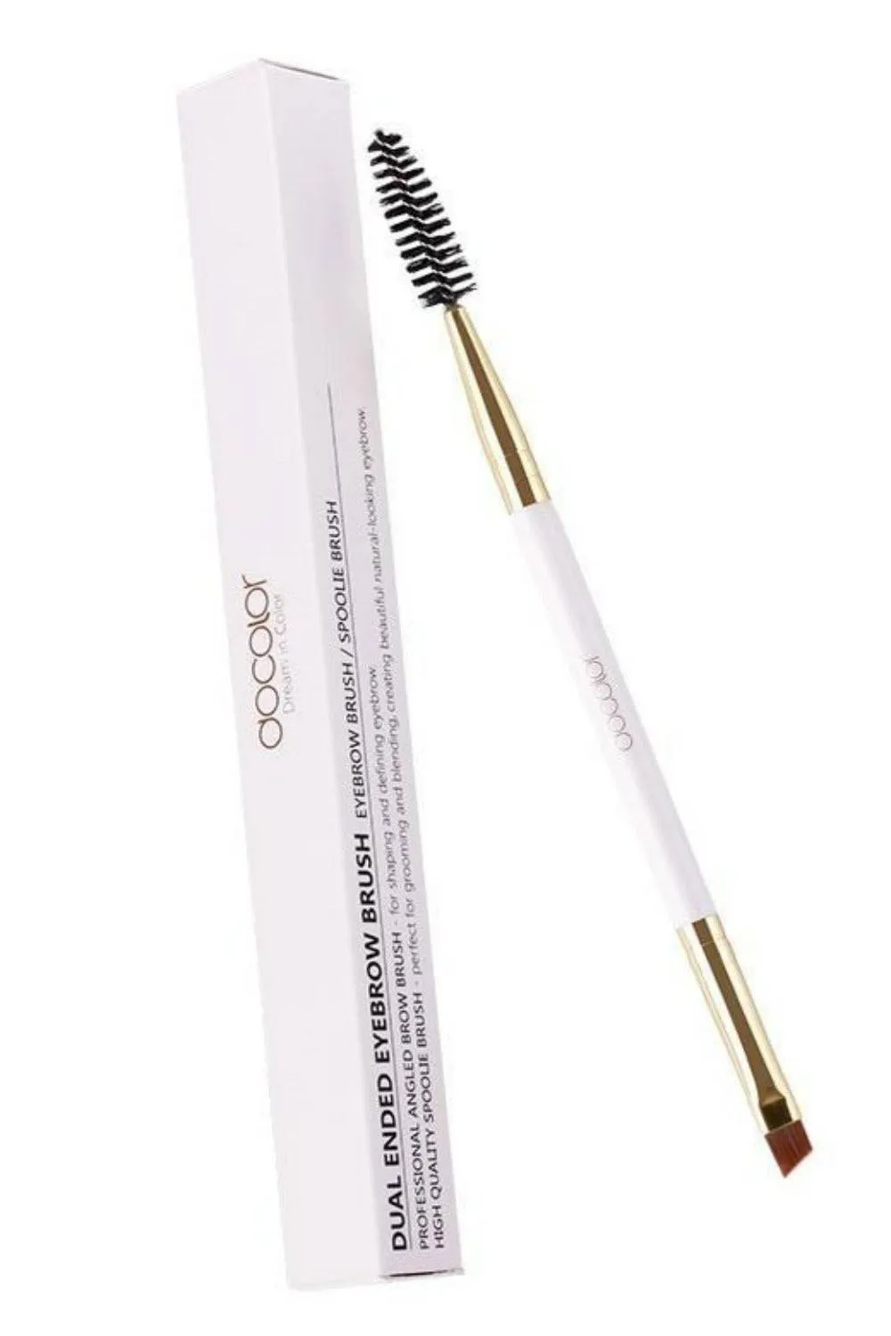 Professional Dual Sided Eyebrow Brush And Eyebrow Comb