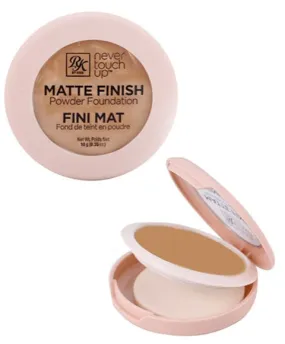 RK By Kiss Never Touch Up Matte Finish Powder Foundation RMPFN07 Medium Nude