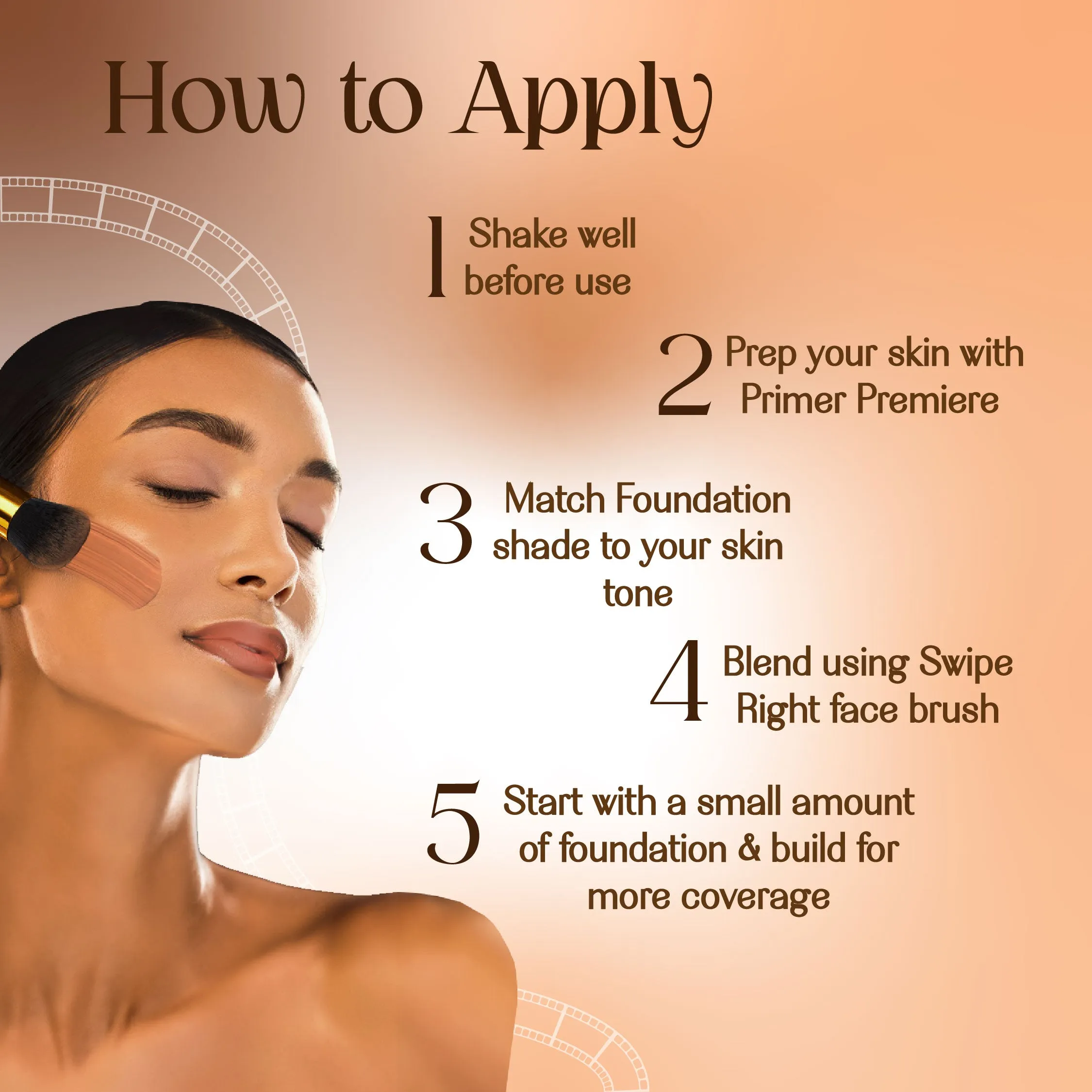 Soft Nude Dahhling- Lights Camera Foundation  4K Matte Finish