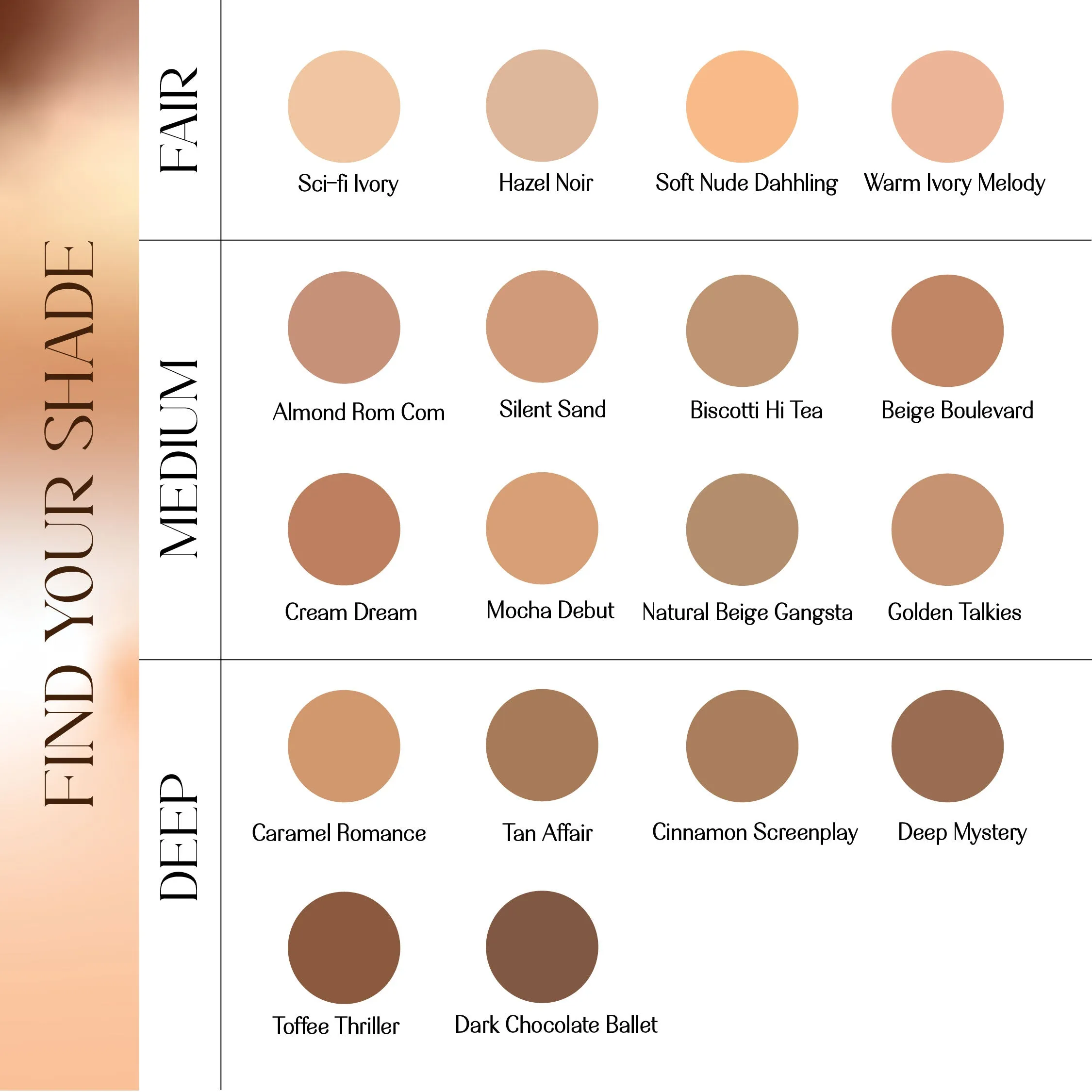 Soft Nude Dahhling- Lights Camera Foundation  4K Matte Finish