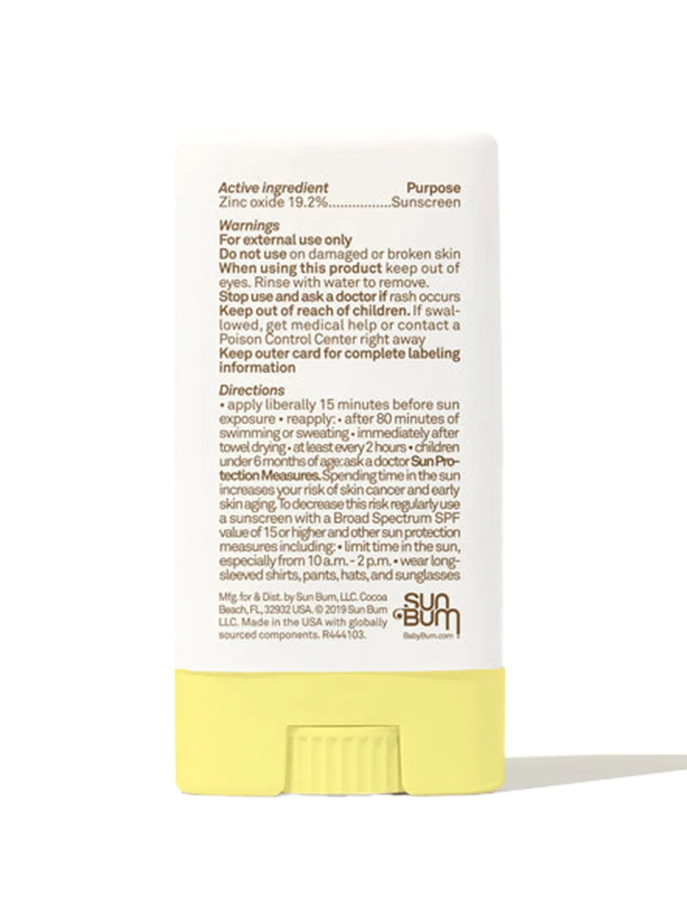 SPF 50 Baby Bum Visage Face Stick (Infants)