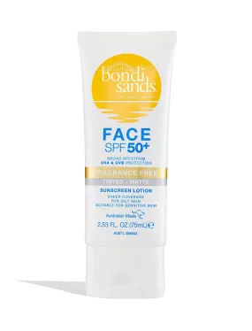 SPF 50  Fragrance Free Matte Tinted Face Lotion