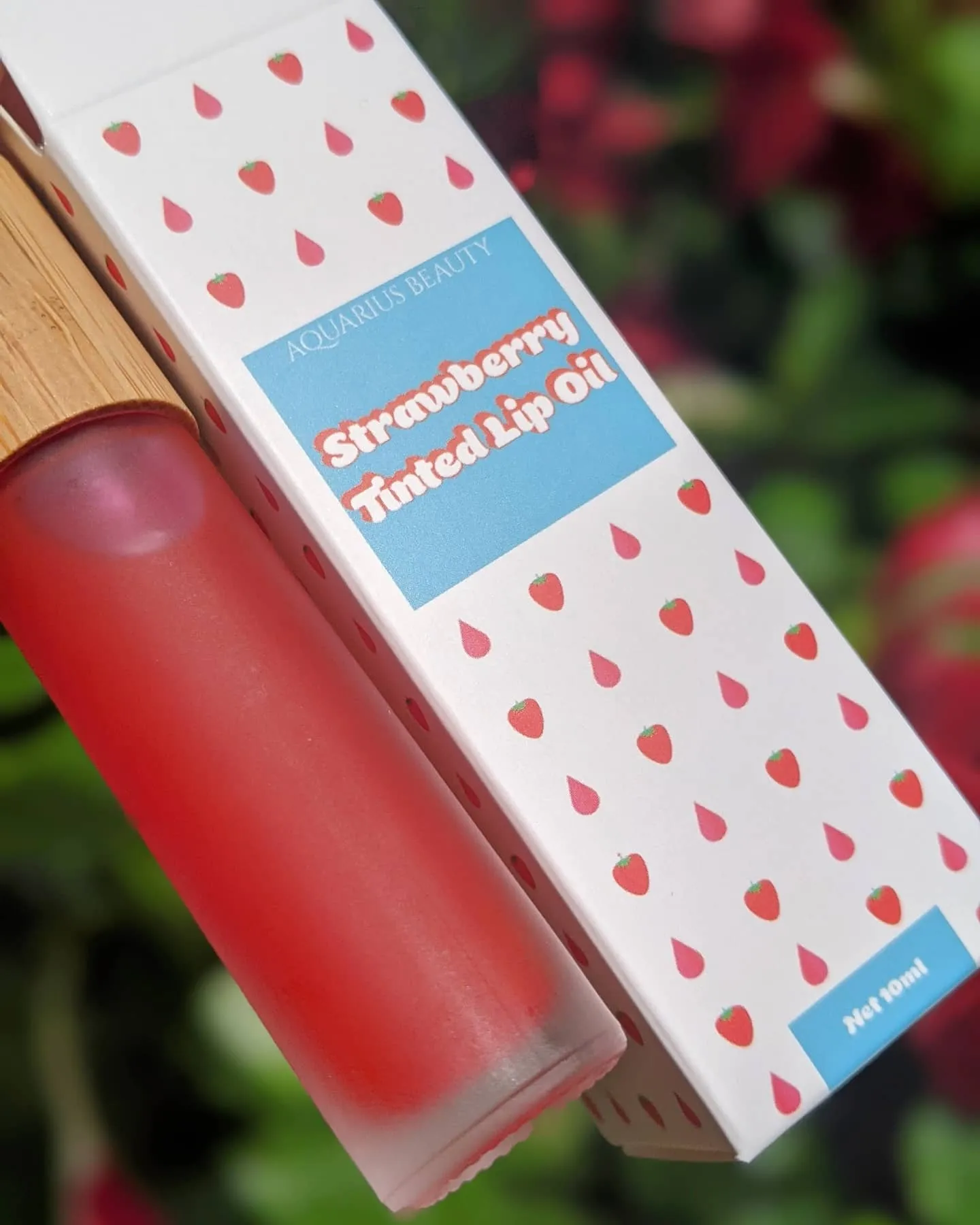 Strawberry Tinted Lip Oil Eco-Friendly