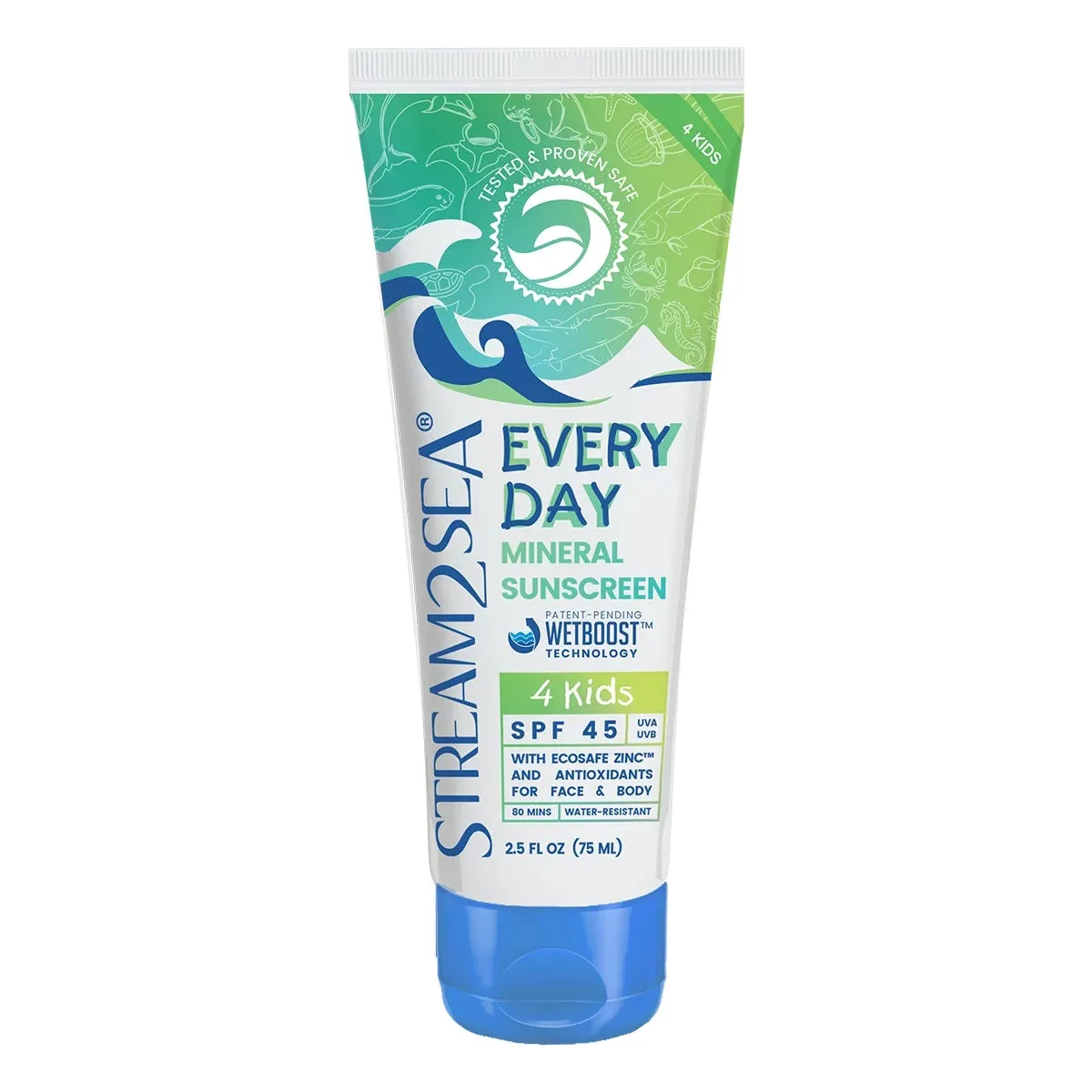 Stream2Sea Everyday Sunscreen SPF45, 2.5oz