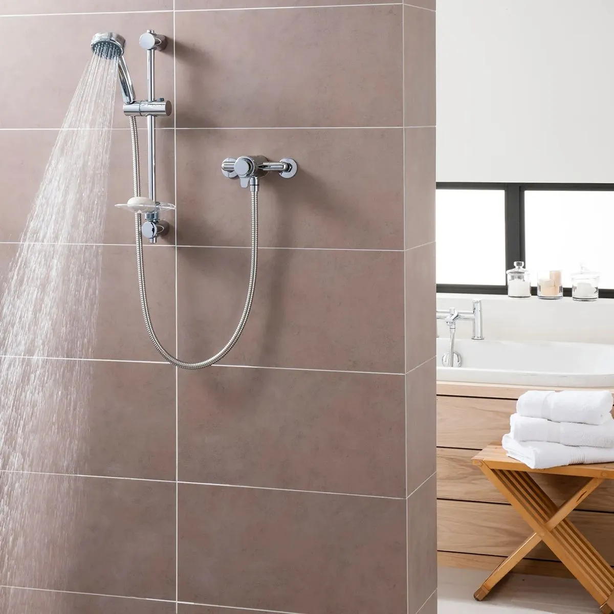 Triton Dene Thermostatic Concentric Mixer Shower - UNDETHEXCM