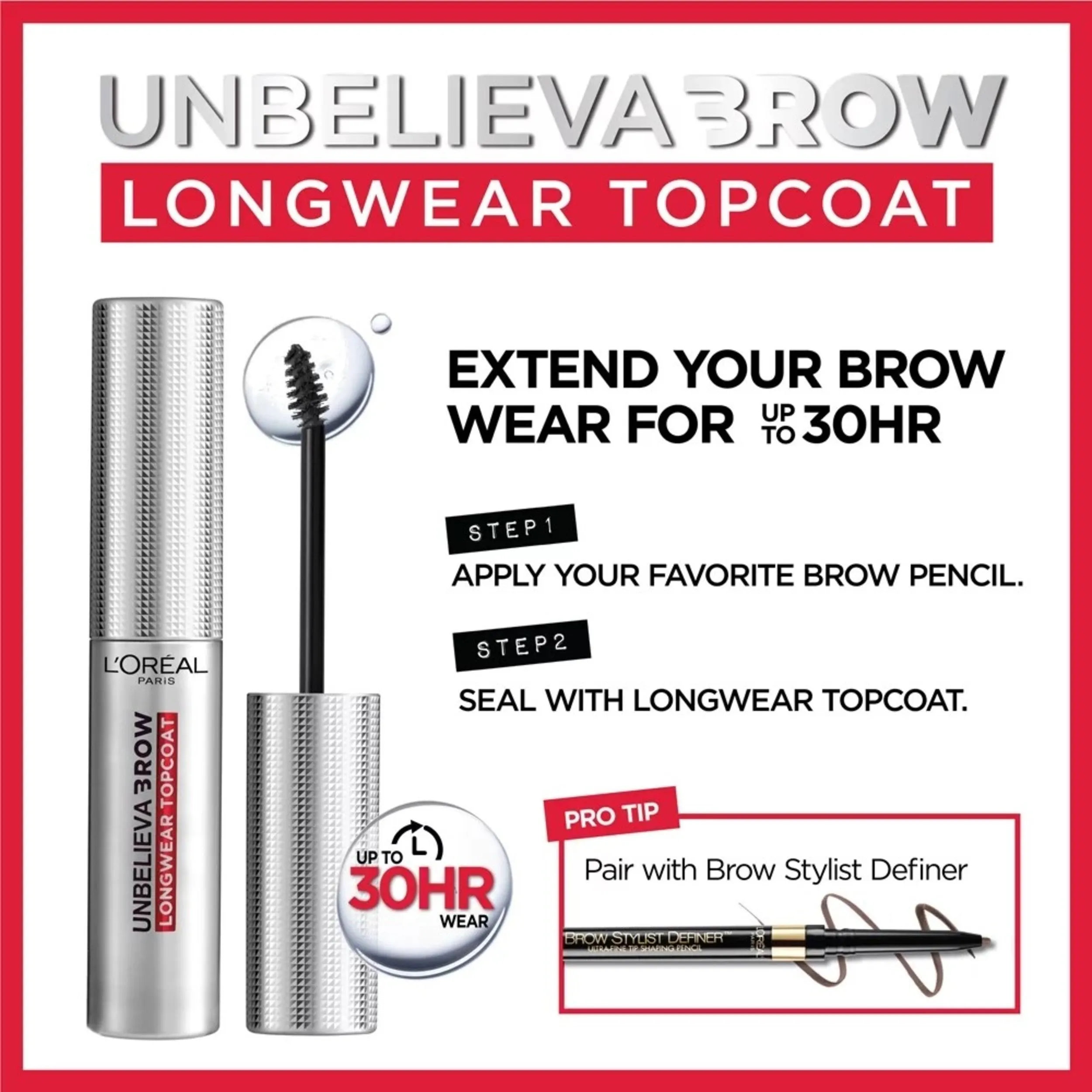 Unbelieva-Brow Longwear Waterproof Brow Topcoat